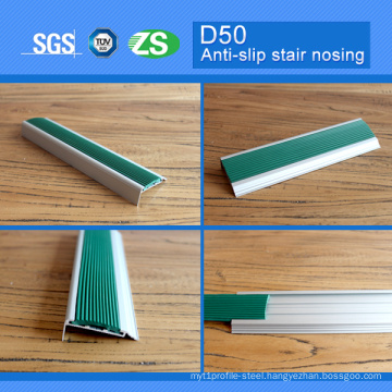 Pedestrian Safety Aluminum Base Stair Nosing